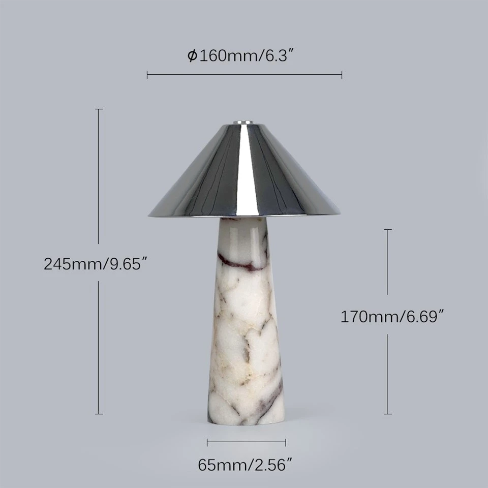 Portable Marble Touch Control Bar Wireless Table Light high quality